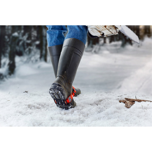 Mid-Sole Ice Cleats, Tungsten Carbide, Stud Traction, One Size Duraquip Inc