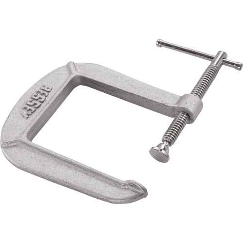 Light-Duty C-Clamp, 3" (76 mm) Capacity, 4-1/2" (114 mm) Throat Depth Duraquip Inc