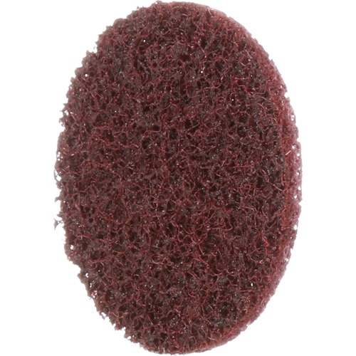 Disque de conditionnement de surface SC-DR Roloc Scotch-Brite, 2" dia., Grain Moyen, Oxyde d'aluminium Duraquip Inc