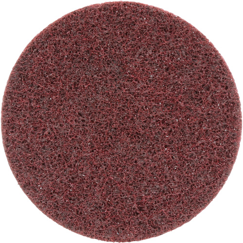Disque de conditionnement de surface , SC-DR Roloc Scotch-Brite, 4" dia., Grain Moyen, Oxyde d'aluminium Duraquip Inc