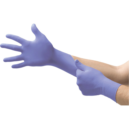 Supreno&reg; SE SU-690 Examination Gloves, Large, Nitrile, 7.1-mil, Powder-Free, Purple, Class 2 Duraquip Inc