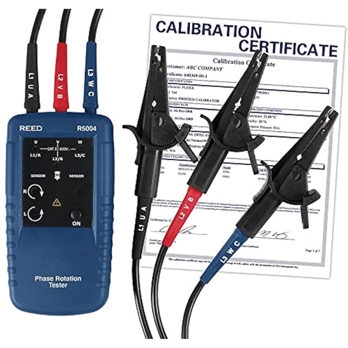 Testeur de phases de rotation du moteur avec certificat ISO Duraquip Inc