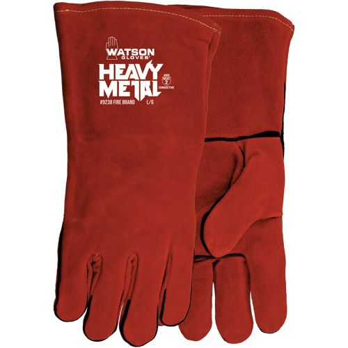 Fire Brand Welding Gloves, Split Cowhide, Size One Size Duraquip Inc