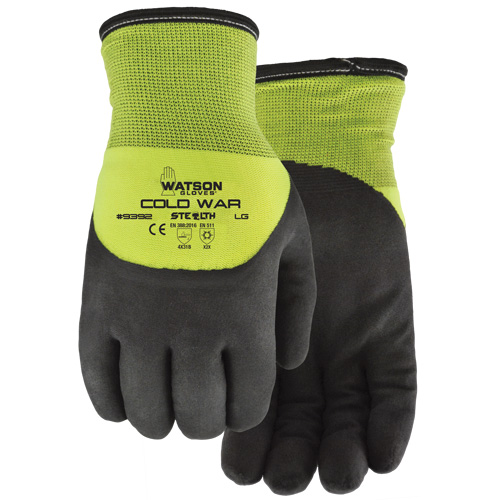 Stealth Cold War Thermal Gloves, Large, Foam Nitrile Coating Duraquip Inc
