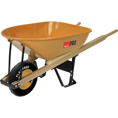Wheelbarrow, 6 cu. ft., Steel Tray Duraquip Inc