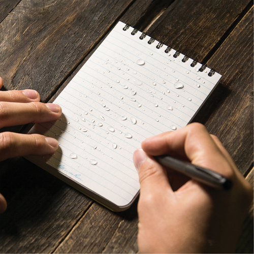 Pocket Top-Spiral Notebook, Soft Cover, Yellow, 100 Pages, 4" W x 6" L Duraquip Inc