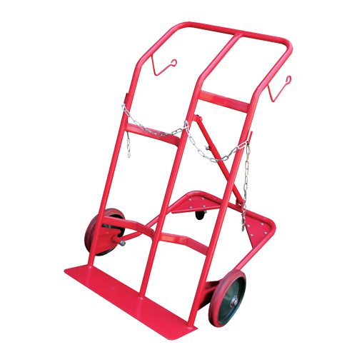 Chariot pour bouteilles, Roues Caoutchouc moul&eacute;, Base de 25-1/2"la x 7"lo, 350 lb Duraquip Inc