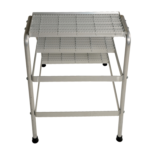 Aluminum Step Stand, 3 Steps, 34-9/16" x 22-13/16" x 30" High Duraquip Inc