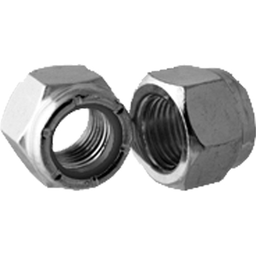 Bague arr&ecirc;toir en nylon mince de s&eacute;rie lourde NTU pour &eacute;crou de blocage, 3/4"-10 dia, Zingu&eacute; Duraquip Inc