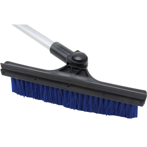 Snow Brush, Telescopic, Polypropylene Blade, 32-1/2" Long, Blue Duraquip Inc
