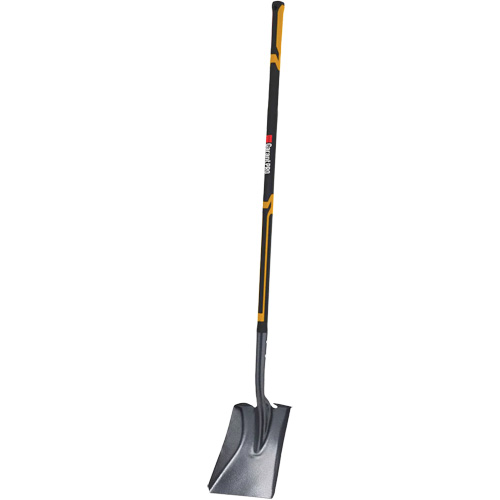 Pelle carr&eacute;e Pro, Fibre de verre, Lame Acier durci, Manche en Droit, Longueur 48" Duraquip Inc