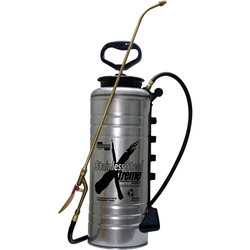 Pulv&eacute;risateur industriel Xtreme, 3,5 gal. (13,25 L), Acier inoxydable, Lance de 24" Duraquip Inc