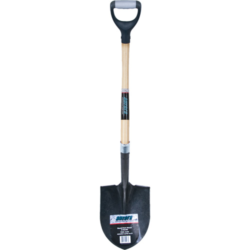 Pelle ronde robuste, Lame Acier au carbone, Bois dur, Manche Prise en D Duraquip Inc