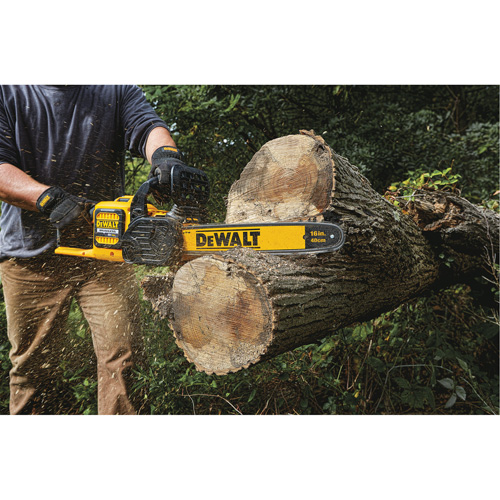 Scie &agrave; chaîne sans fil Flexvolt, 16", &agrave; pile, 60 V Duraquip Inc