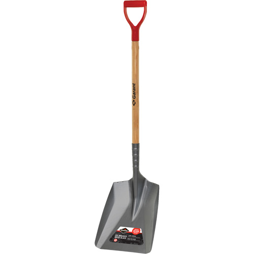 Pelle tout usage Nordic, Lame Acier durci, Largueur 11-1/4", Manche Prise en D Duraquip Inc