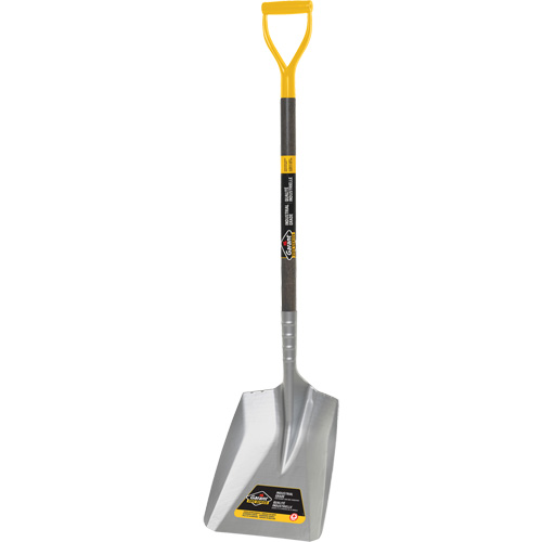 Yukon Snow Shovel, Aluminum Blade, 14" Wide, D-Grip Handle Duraquip Inc