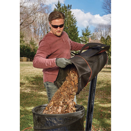 Souffleur/aspirateur/broyeur de feuilles 3-en-1 VacPack, Vitesse d'air 250 mi/h, &eacute;lectrique Duraquip Inc