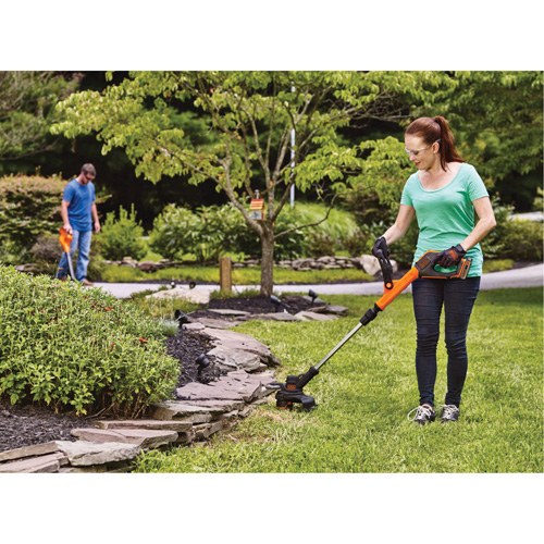 Max* Cordless 2-Speed String Trimmer/Edger Kit, 12", Battery Powered, 20 V Duraquip Inc