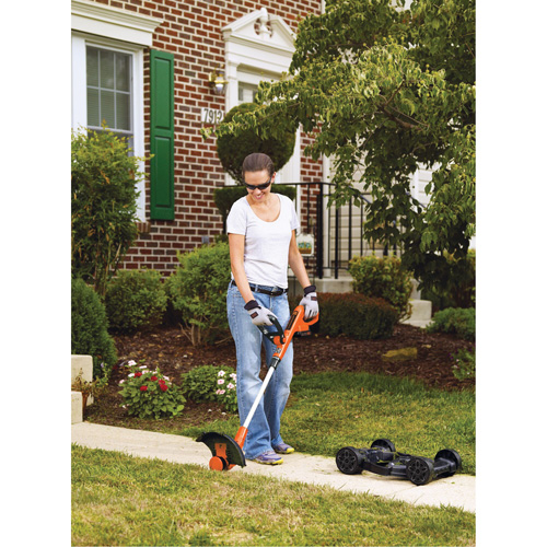 20V Max* Cordless 3-in-1 Compact Mower Kit, Push Walk-Behind, Battery Powered, 12" Cutting Width Duraquip Inc