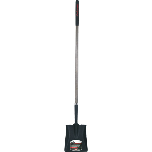 Square Point Shovel, Wood, Ergonomic Straight Handle, 62" Long Duraquip Inc