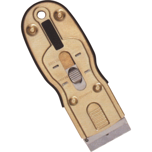 Ergonomic Razor Scrapers, Carbon Steel Blade, 1-1/2" Wide, Rubber Handle Duraquip Inc