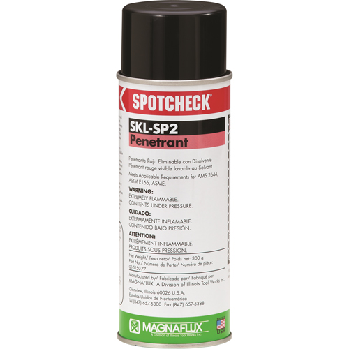 Spotcheck&reg; Penetrants - SKL-SP2, Aerosol Can Duraquip Inc