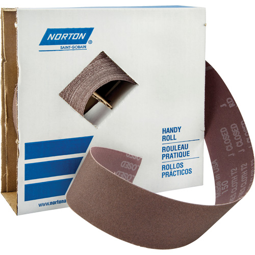 Shop Rolls - Metalite K225 Shop Rolls, Aluminum Oxide, 2" W x 150' L, 400 Grit Duraquip Inc