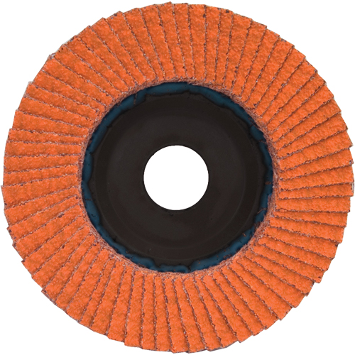 Flap Discs - Quick Trim SG Blaze R980P, 5" x 7/8", Type 27, 40 Grit, Ceramic Duraquip Inc