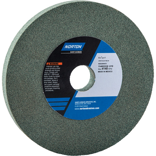 Bench Grinding Wheels - Gemini, 6" x 1/2", 1" Arbor Duraquip Inc