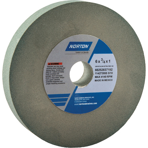 Bench Grinding Wheels - Gemini, 6" x 3/4", 1" Arbor Duraquip Inc