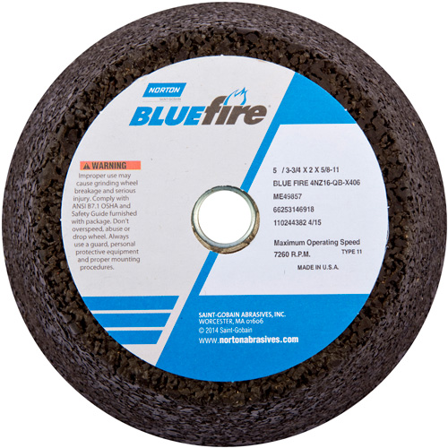 Disque &agrave; &eacute;barbage portatif non renforc&eacute; BlueFire Duraquip Inc
