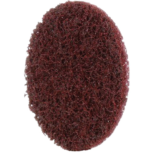Disque de conditionnement de surface Roloc Scotch-Brite, 1" dia., Grain Moyen, Oxyde d'aluminium Duraquip Inc