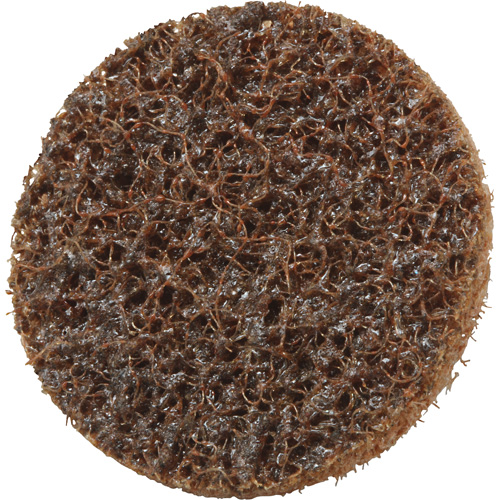 Disque de conditionnement de surface Roloc Scotch-Brite, 1-1/2" dia., Grain Cors&eacute;, Oxyde d'aluminium Duraquip Inc
