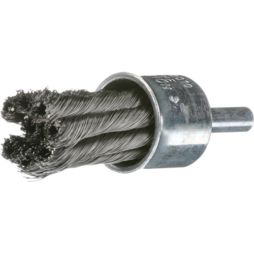 Brosses mont&eacute;es &agrave; fils nou&eacute;s, 1" dia., dia. Des fils 0,02", Tige 1/4" Duraquip Inc