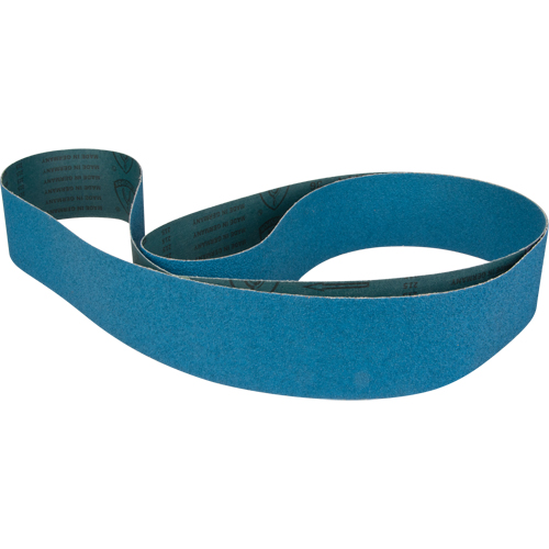 Abrasive Sanding Belt, 4" W x 137" L, Zirconia Alumina, 80 Grit Duraquip Inc