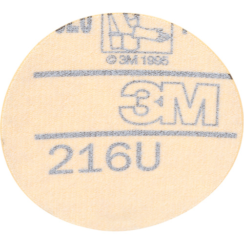 Gold Hookit Disc, 3" Dia., P320 Grit, Aluminum Oxide, C-Weight Duraquip Inc