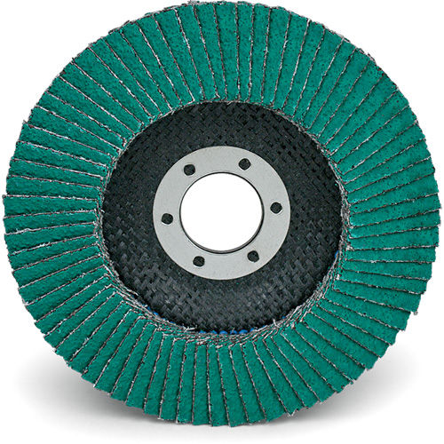 Disques &agrave; lamelles 577F, 4-1/2" x 7/8", Type 29, Grain 40, Zirconium Duraquip Inc