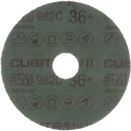 Cubitron II Fibre Disc, Ceramic, 36+, 6" Dia x 7/8" Arbor Duraquip Inc