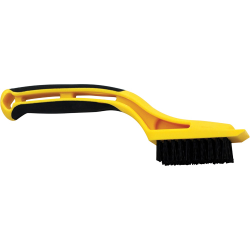 Mini Scratch Brush, Nylon, 7-1/4" Long Duraquip Inc