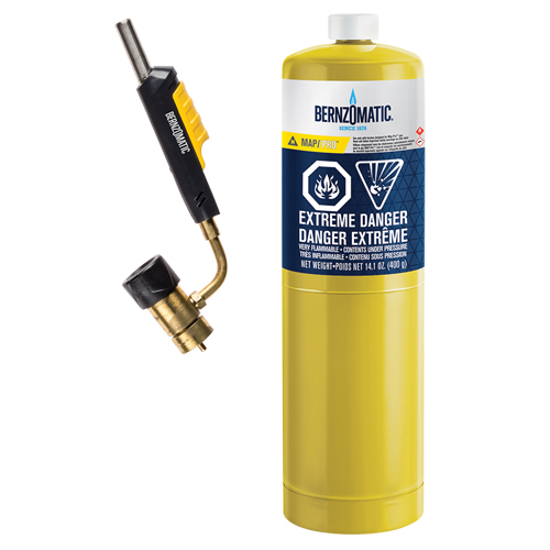 Bernzomatic Trigger-Start Swivel Head Torch Kit, Propane Duraquip Inc