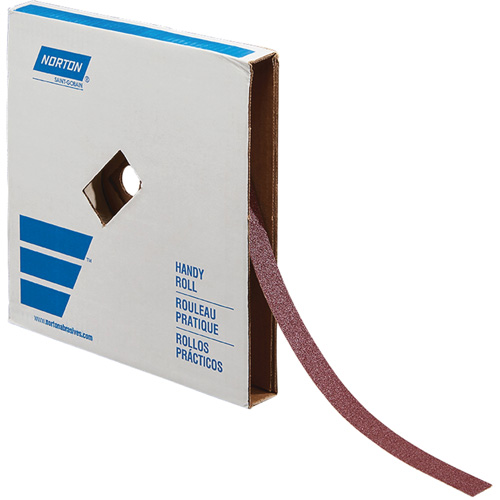 Metal Sanding Roll, Aluminum Oxide, 1" W x 150' L, 60 Grit Duraquip Inc