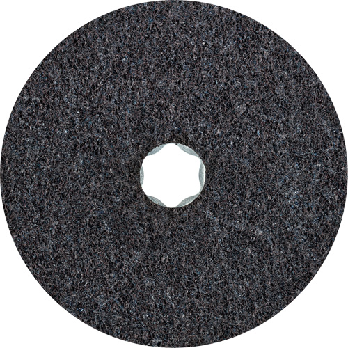 Disc de conditionnement de surface &agrave; boucles et crochets, 4-1/2" dia., Grain Moyen, Oxyde d'aluminium Duraquip Inc