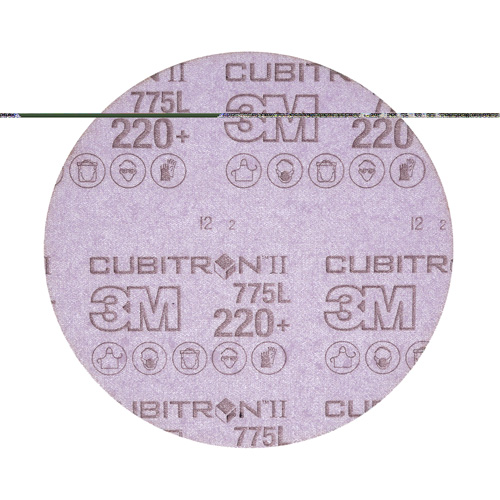 Film pour disque Hookit de 3M, dia 6", Grain 220+, C&eacute;ramique, Poids C Duraquip Inc