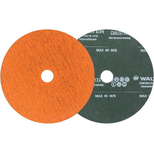 Coolcut XX Sanding Disc, 4-1/2" Dia., 36 Grit, Ceramic Duraquip Inc