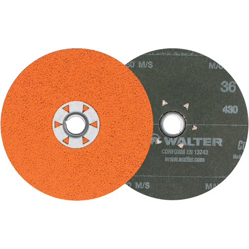 Disque de sablage Coolcut XX, 5" dia., Grain 36, C&eacute;ramique Duraquip Inc