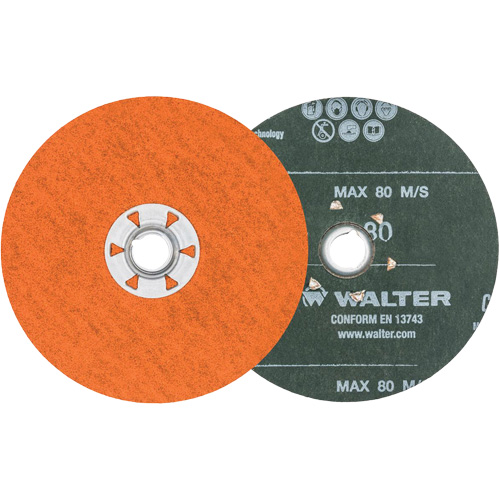 Disque de sablage Coolcut XX, 5" dia., Grain 80, C&eacute;ramique Duraquip Inc