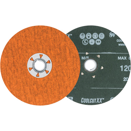 Disque de sablage Coolcut XX, 5" dia., Grain 120, C&eacute;ramique Duraquip Inc