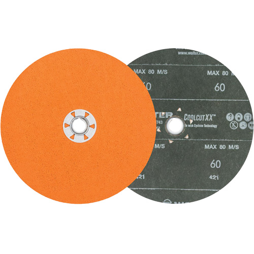 Disque de sablage Coolcut XX, 7" dia., Grain 60, C&eacute;ramique Duraquip Inc