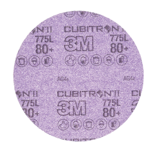 Cubitron II Stikit Film Disc Roll, 6" Dia., 80+ Grit, Ceramic Duraquip Inc