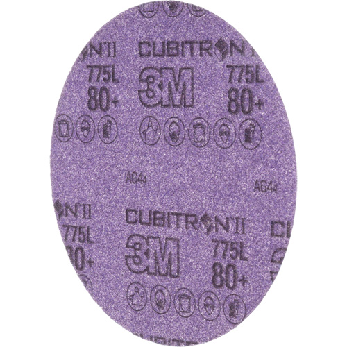 Cubitron II Stikit Film Disc Roll, 6" Dia., 80+ Grit, Ceramic Duraquip Inc